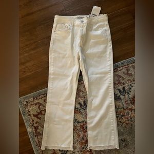 ZARA Mini Flare Copped Jeans